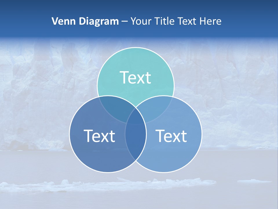 A Large Iceberg In The Middle Of A Body Of Water PowerPoint Template