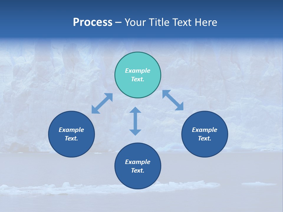 A Large Iceberg In The Middle Of A Body Of Water PowerPoint Template