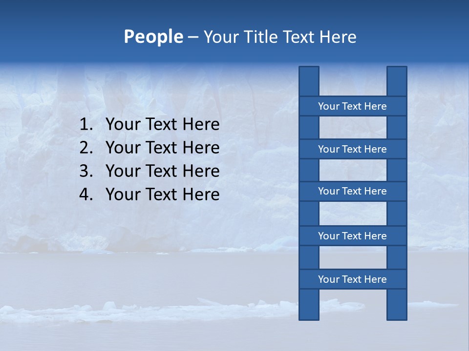 A Large Iceberg In The Middle Of A Body Of Water PowerPoint Template