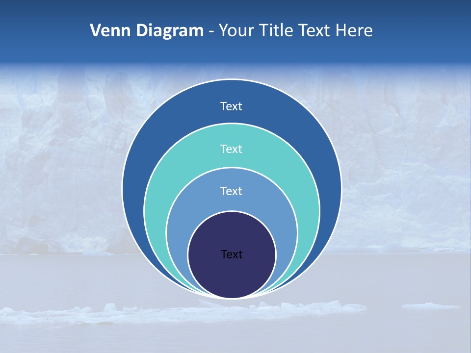A Large Iceberg In The Middle Of A Body Of Water PowerPoint Template