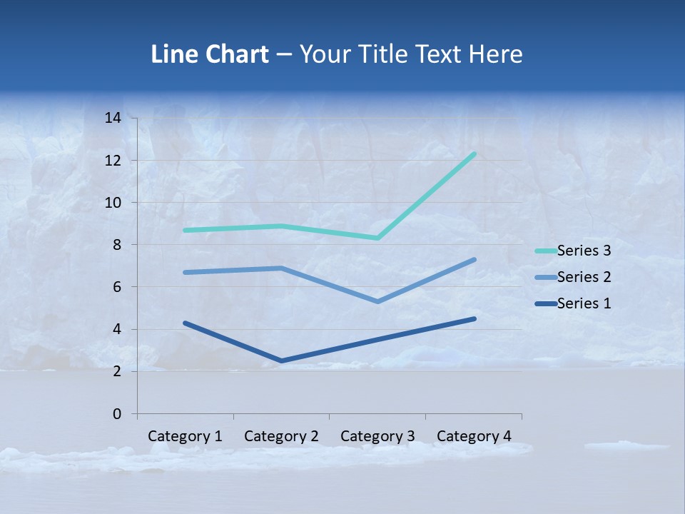 A Large Iceberg In The Middle Of A Body Of Water PowerPoint Template