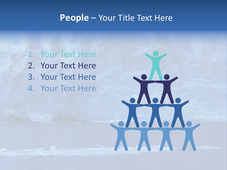 A Large Iceberg In The Middle Of A Body Of Water PowerPoint Template