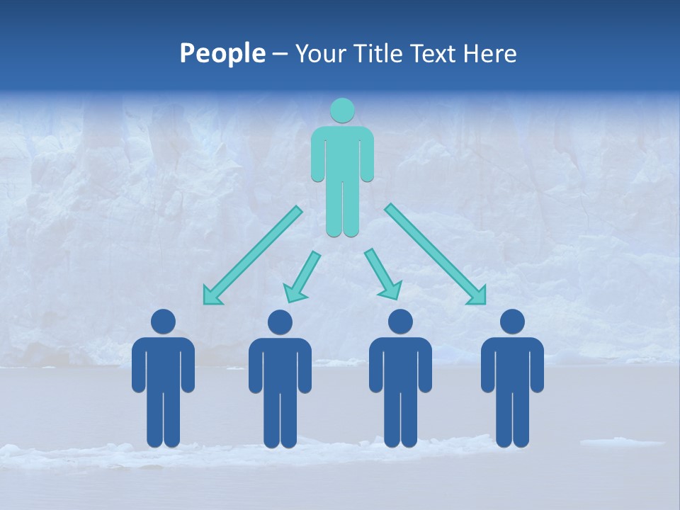 A Large Iceberg In The Middle Of A Body Of Water PowerPoint Template