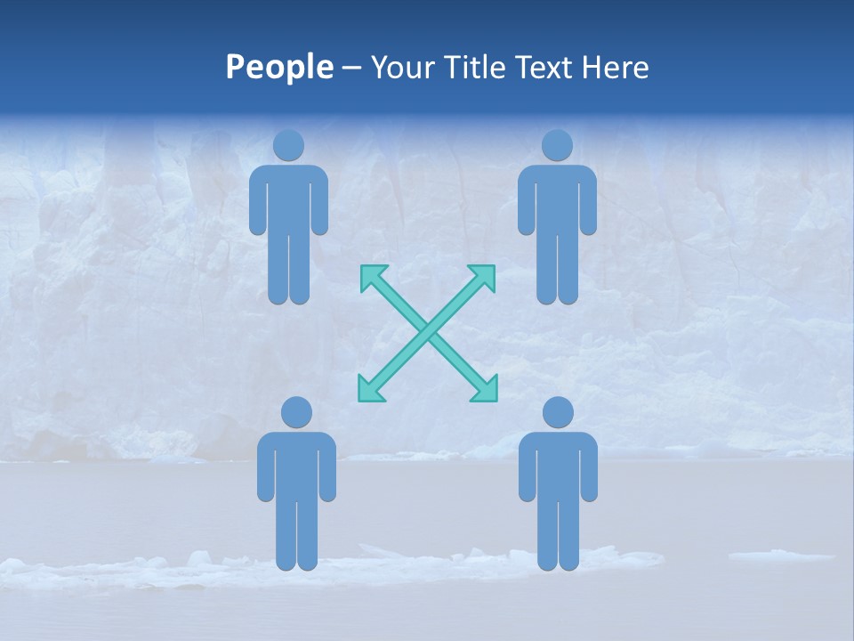 A Large Iceberg In The Middle Of A Body Of Water PowerPoint Template