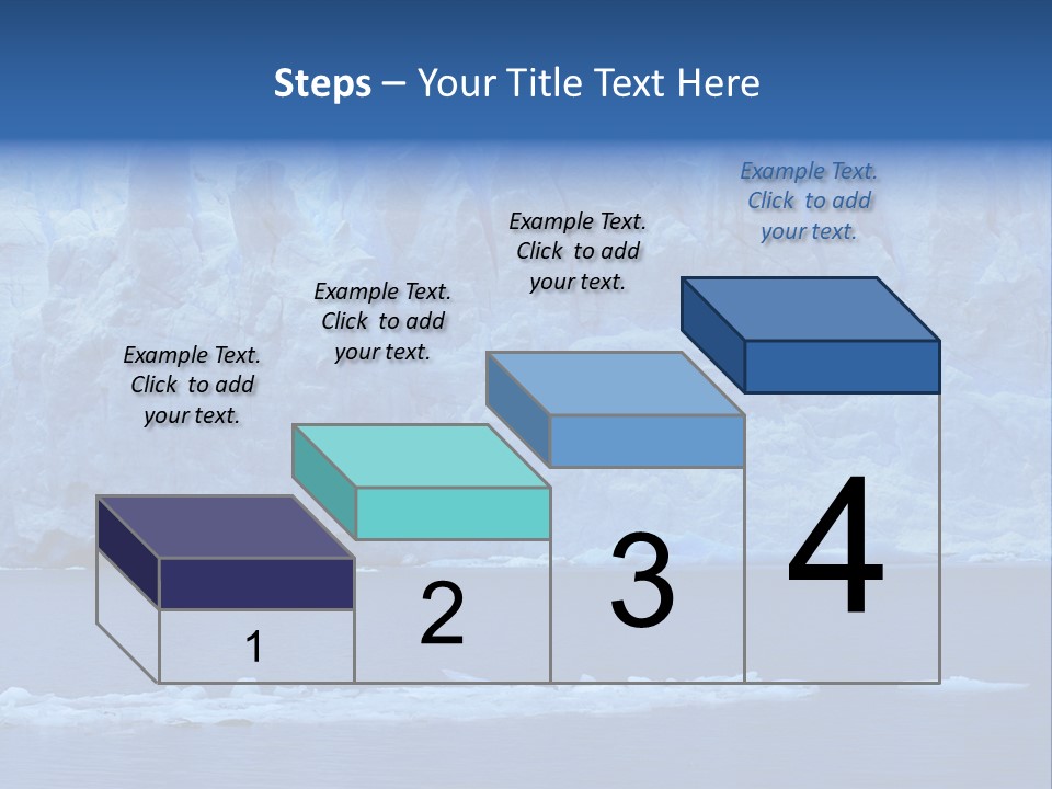 A Large Iceberg In The Middle Of A Body Of Water PowerPoint Template
