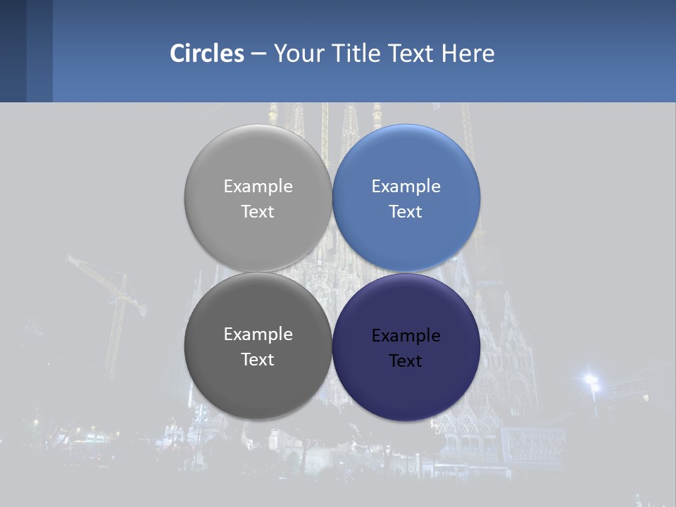 A Large Cathedral With Cranes In Front Of It PowerPoint Template