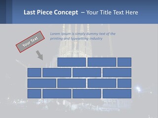 A Large Cathedral With Cranes In Front Of It PowerPoint Template