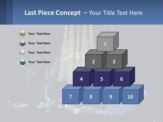 A Large Cathedral With Cranes In Front Of It PowerPoint Template