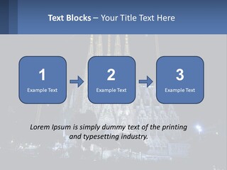 A Large Cathedral With Cranes In Front Of It PowerPoint Template