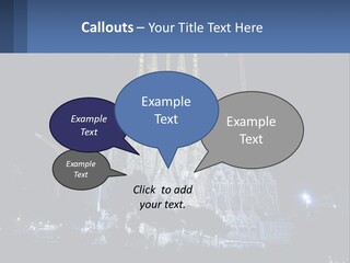A Large Cathedral With Cranes In Front Of It PowerPoint Template