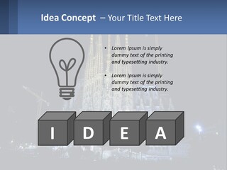 A Large Cathedral With Cranes In Front Of It PowerPoint Template