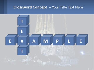 A Large Cathedral With Cranes In Front Of It PowerPoint Template