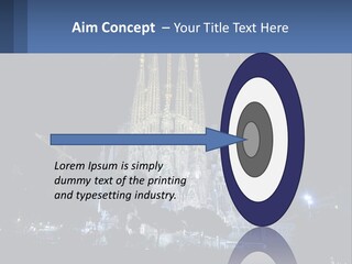 A Large Cathedral With Cranes In Front Of It PowerPoint Template