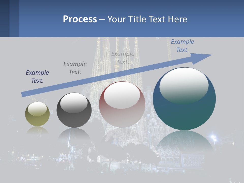 A Large Cathedral With Cranes In Front Of It PowerPoint Template