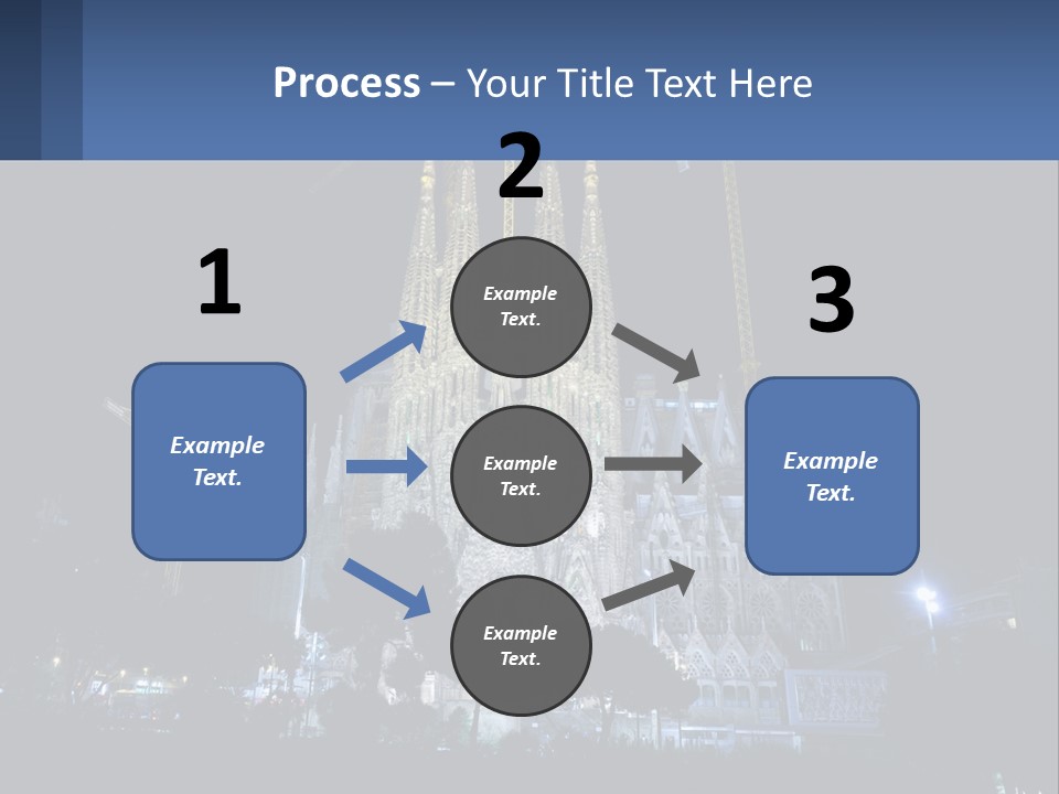 A Large Cathedral With Cranes In Front Of It PowerPoint Template