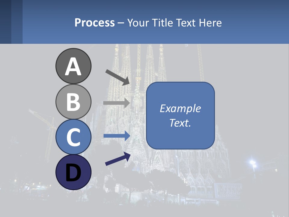 A Large Cathedral With Cranes In Front Of It PowerPoint Template