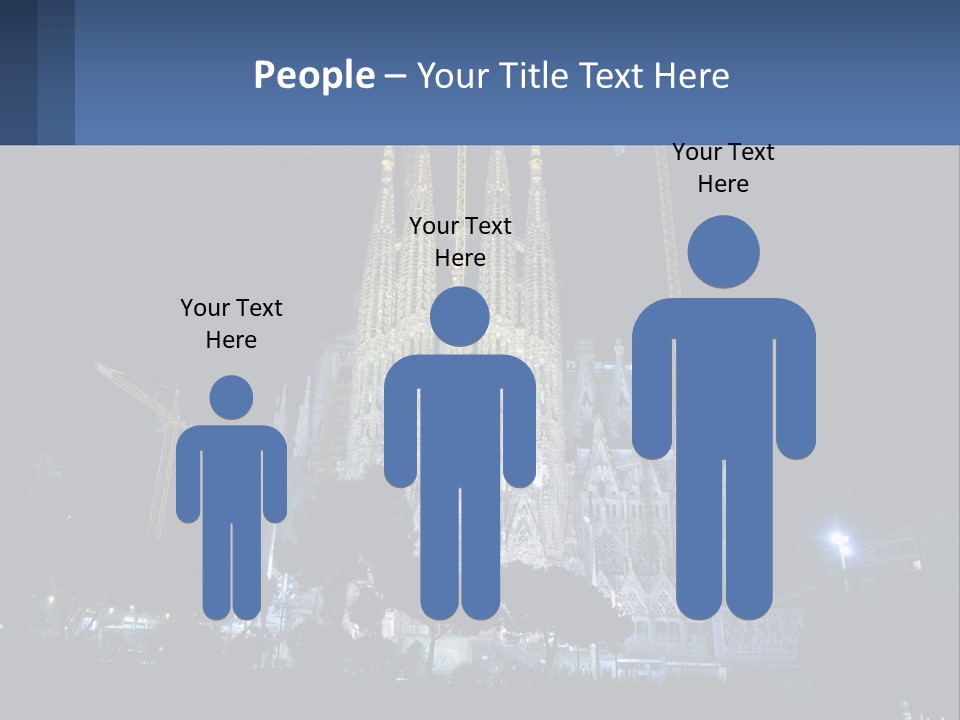 A Large Cathedral With Cranes In Front Of It PowerPoint Template
