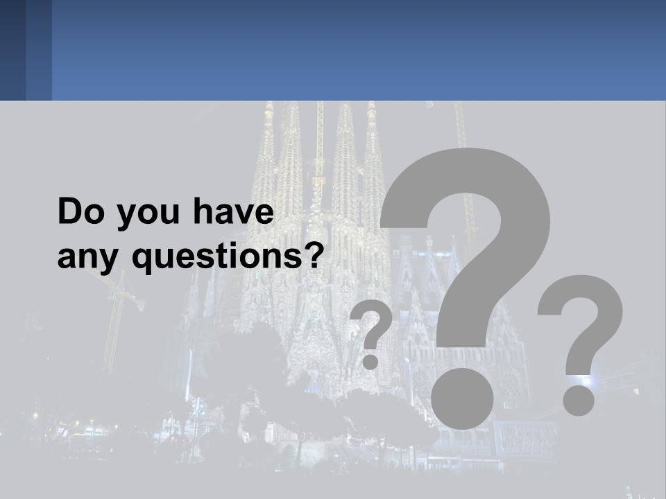 A Large Cathedral With Cranes In Front Of It PowerPoint Template