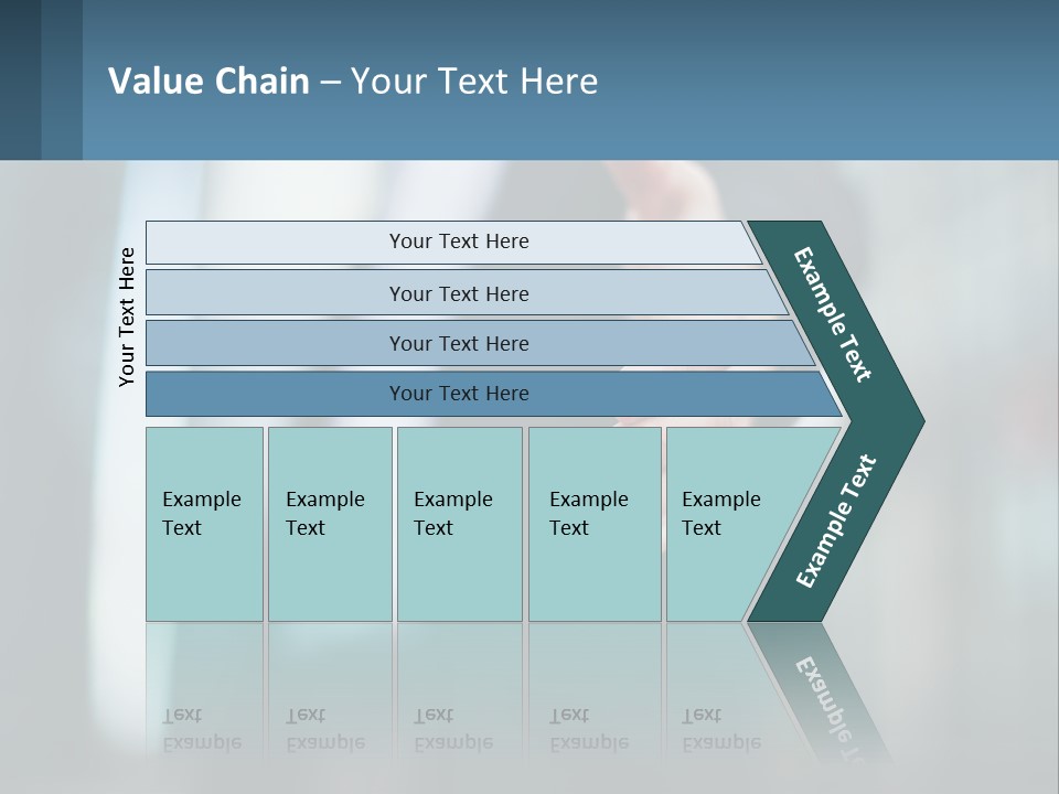 A Person In A Business Suit Holding Out Their Hand PowerPoint Template