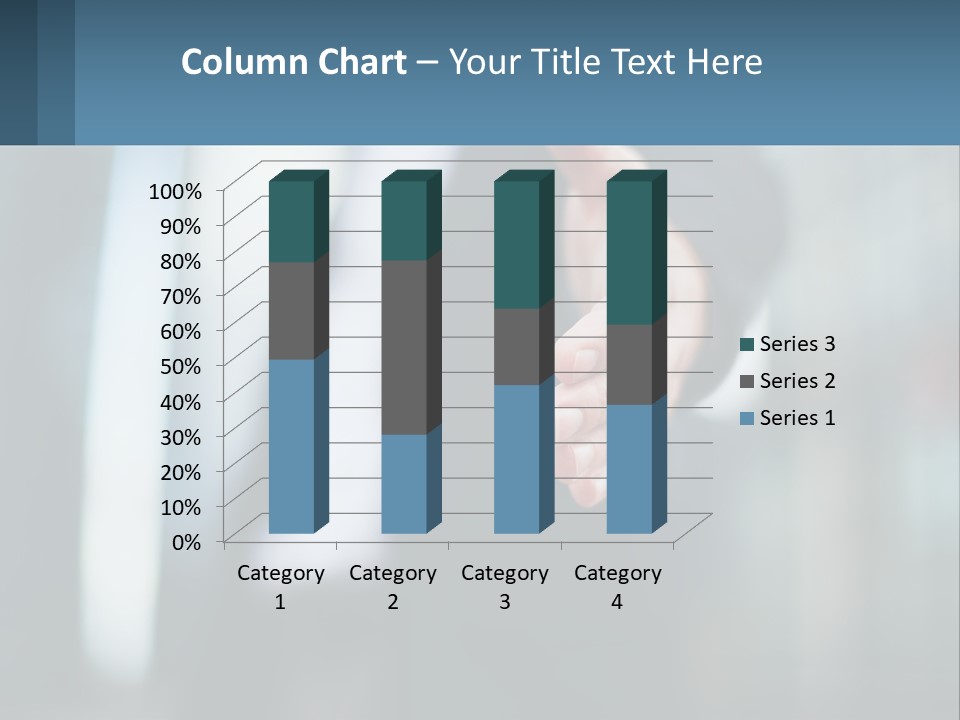 A Person In A Business Suit Holding Out Their Hand PowerPoint Template