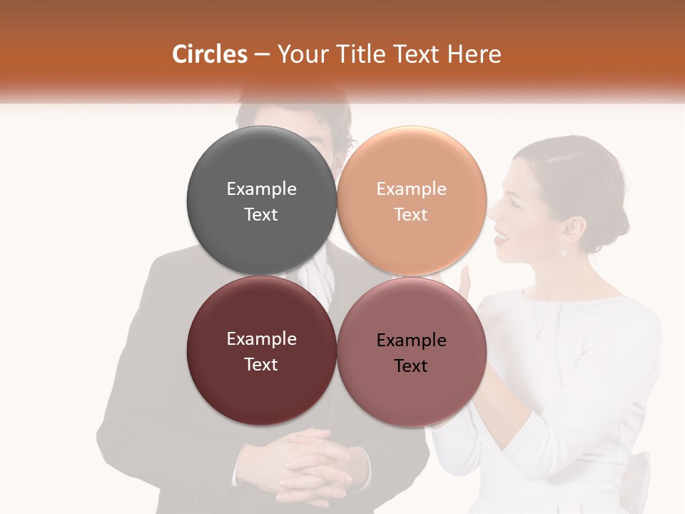 A Man And Woman Standing Next To Each Other PowerPoint Template