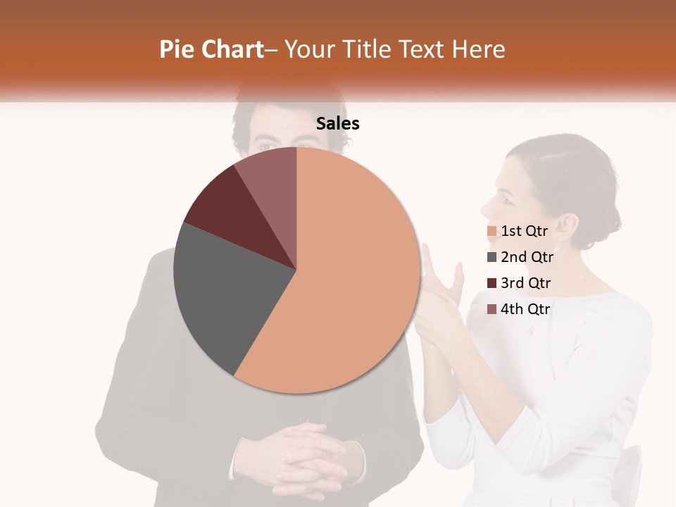 A Man And Woman Standing Next To Each Other PowerPoint Template