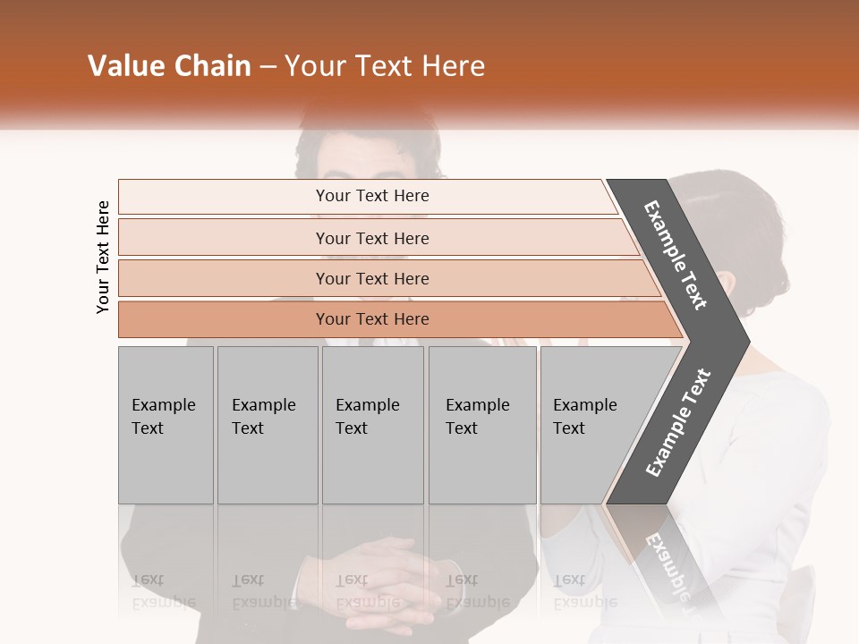 A Man And Woman Standing Next To Each Other PowerPoint Template