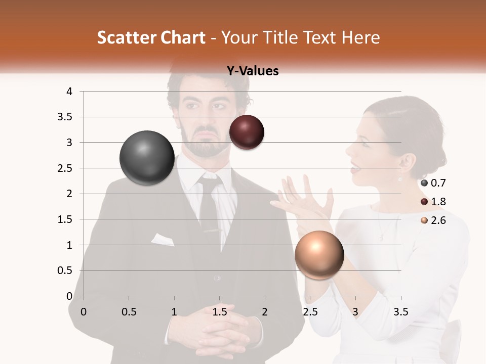 A Man And Woman Standing Next To Each Other PowerPoint Template