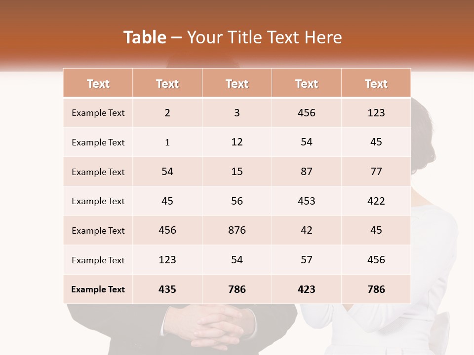A Man And Woman Standing Next To Each Other PowerPoint Template