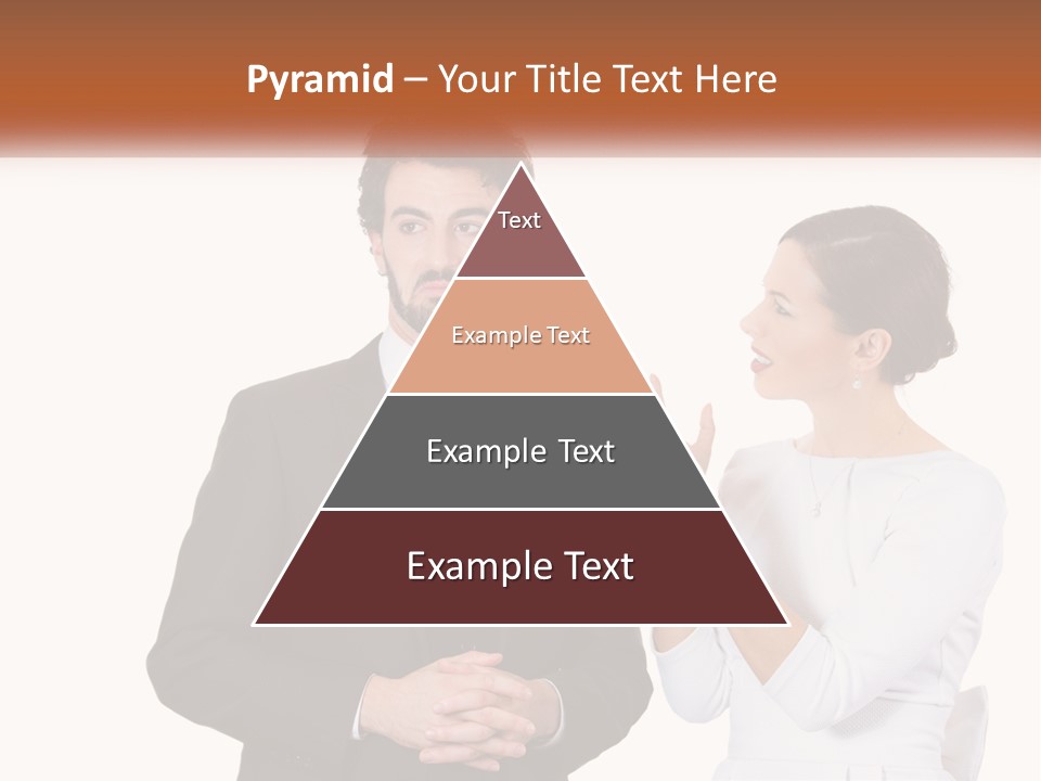 A Man And Woman Standing Next To Each Other PowerPoint Template