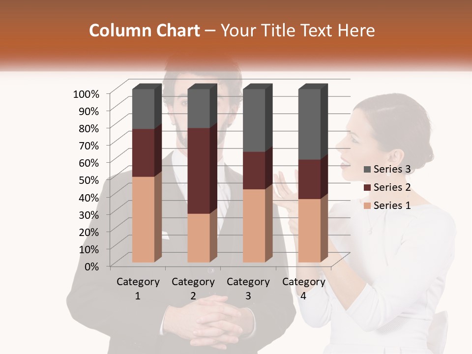 A Man And Woman Standing Next To Each Other PowerPoint Template