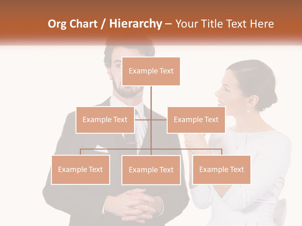 A Man And Woman Standing Next To Each Other PowerPoint Template