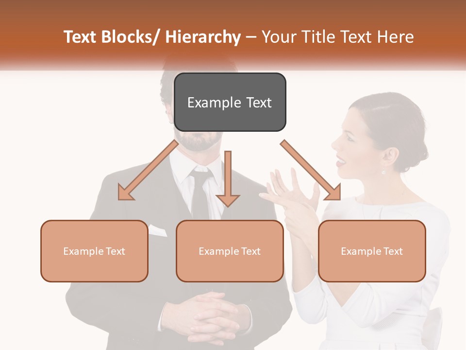 A Man And Woman Standing Next To Each Other PowerPoint Template