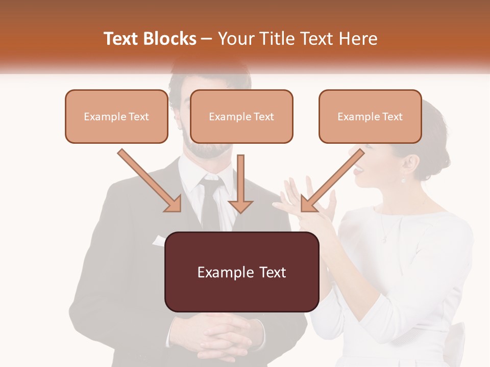 A Man And Woman Standing Next To Each Other PowerPoint Template