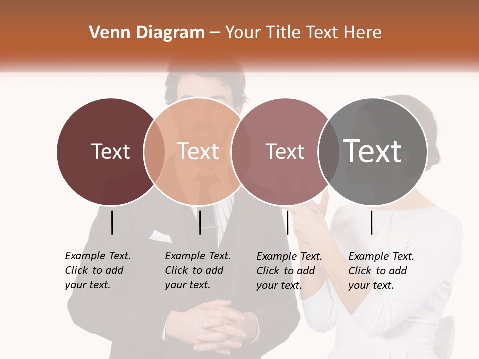 A Man And Woman Standing Next To Each Other PowerPoint Template