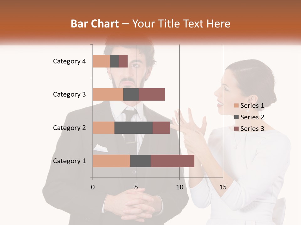 A Man And Woman Standing Next To Each Other PowerPoint Template