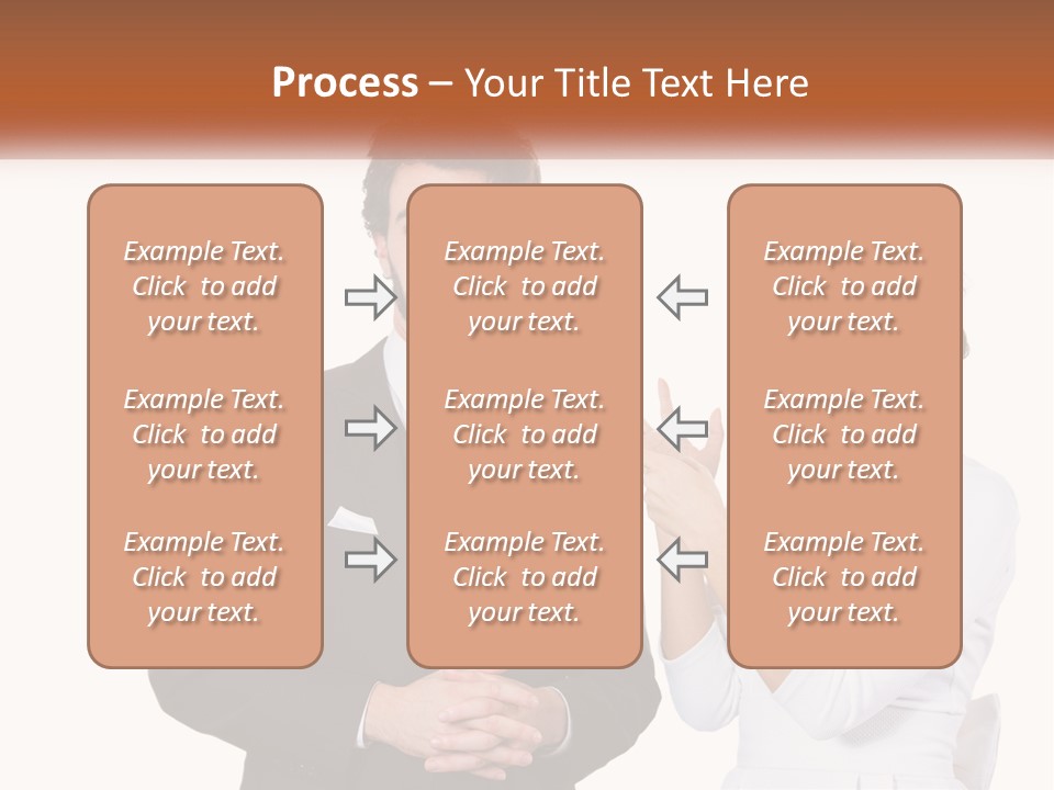 A Man And Woman Standing Next To Each Other PowerPoint Template