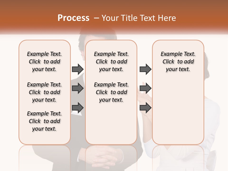 A Man And Woman Standing Next To Each Other PowerPoint Template