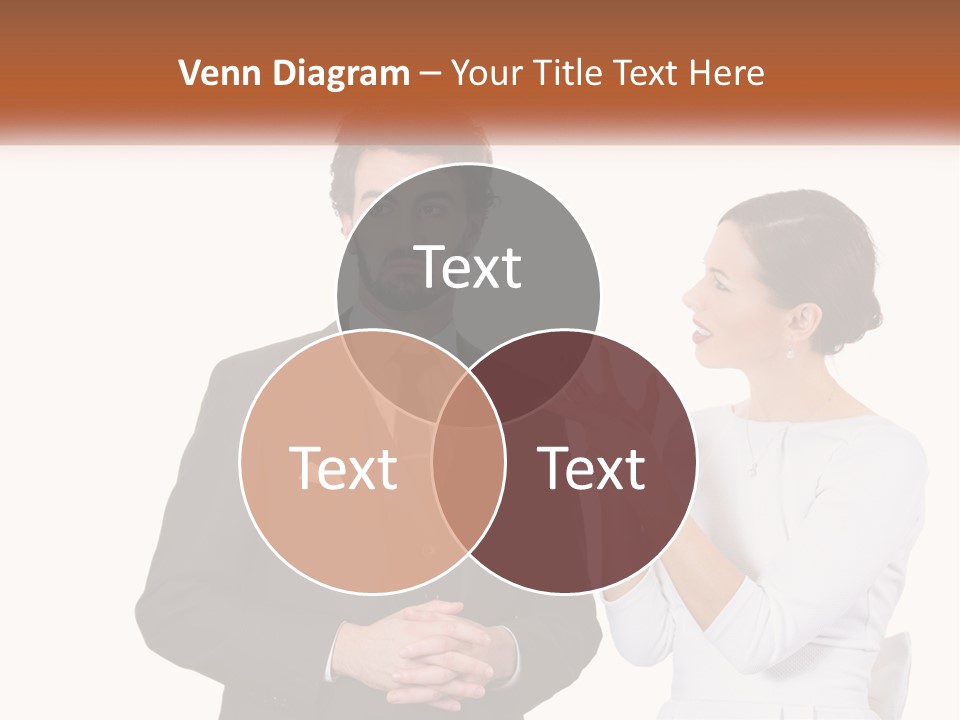 A Man And Woman Standing Next To Each Other PowerPoint Template
