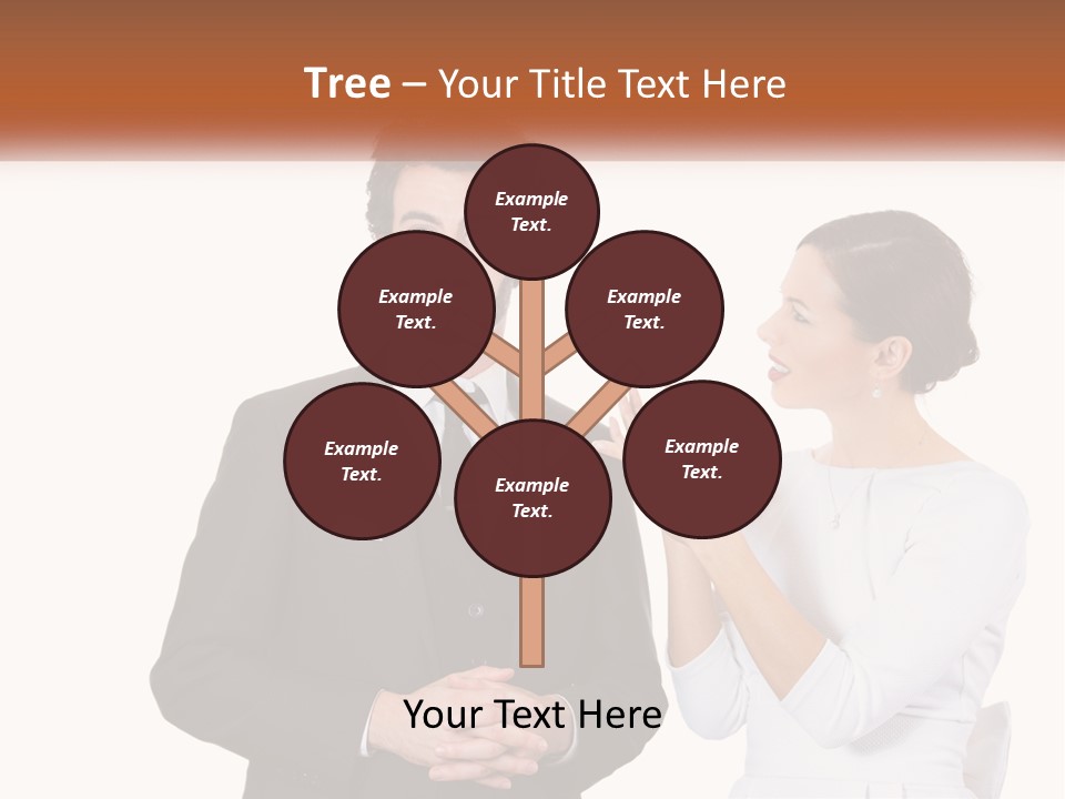 A Man And Woman Standing Next To Each Other PowerPoint Template