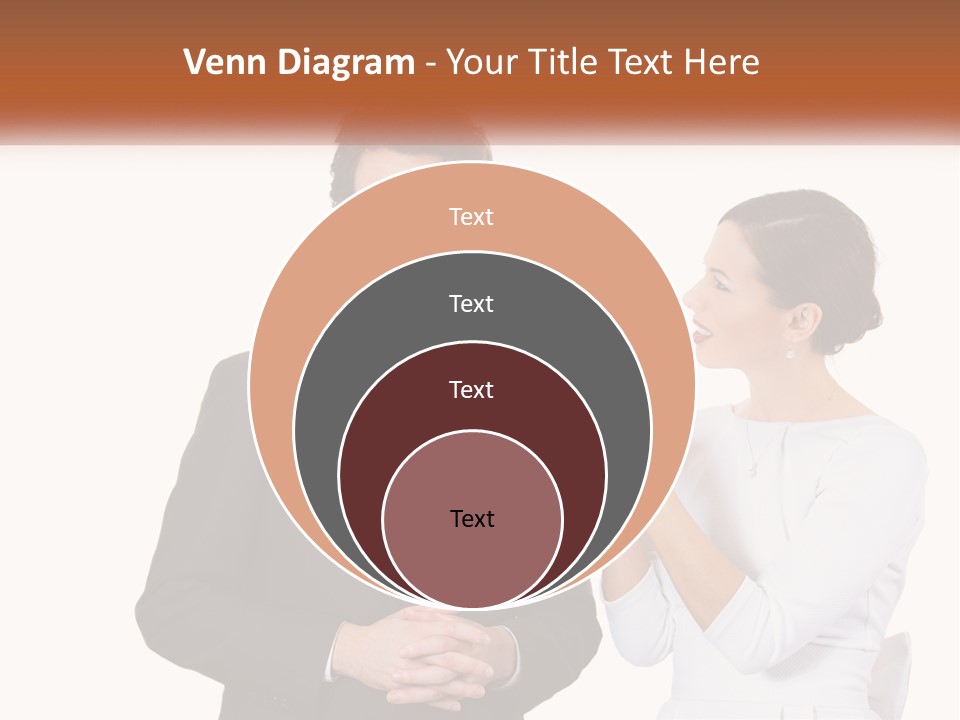 A Man And Woman Standing Next To Each Other PowerPoint Template
