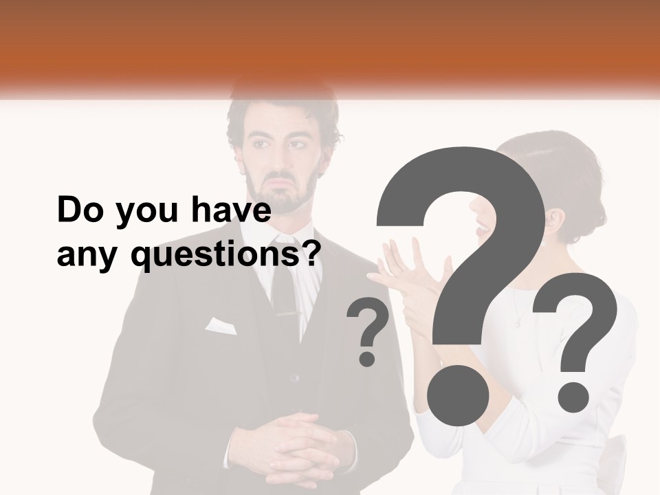 A Man And Woman Standing Next To Each Other PowerPoint Template