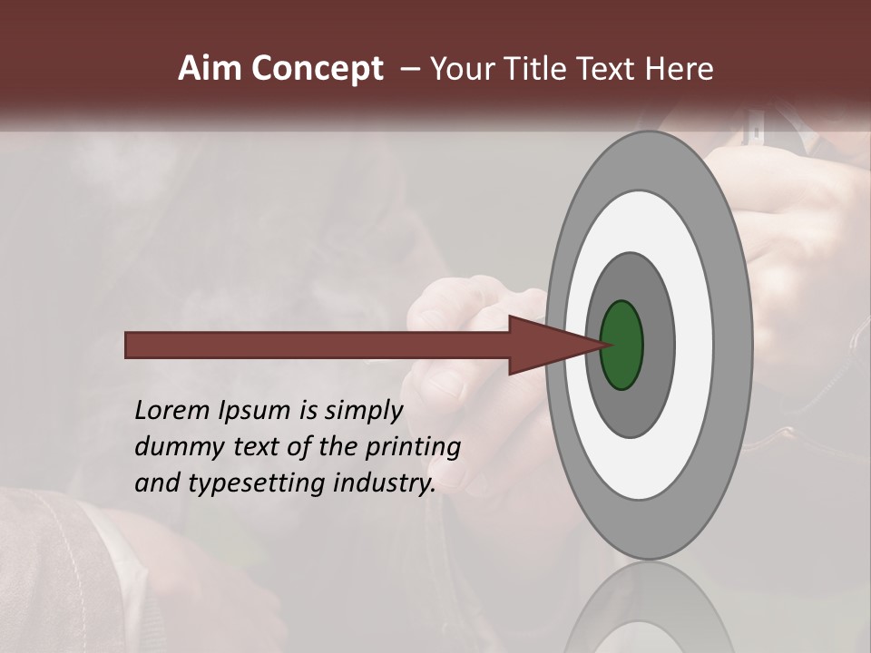 A Man Smoking A Cigarette While Another Man Looks On PowerPoint Template