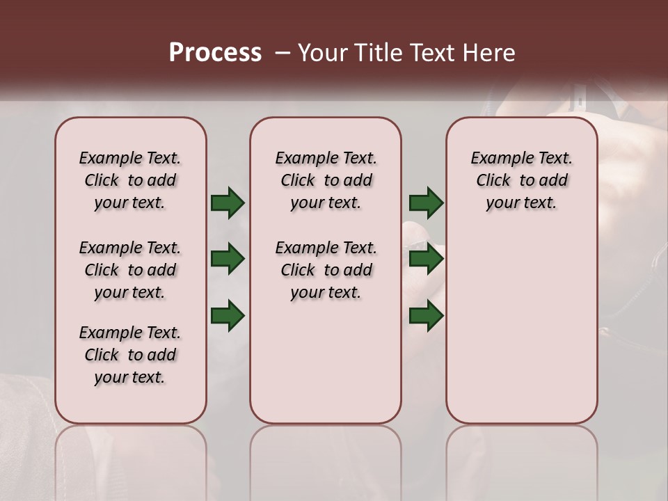 A Man Smoking A Cigarette While Another Man Looks On PowerPoint Template