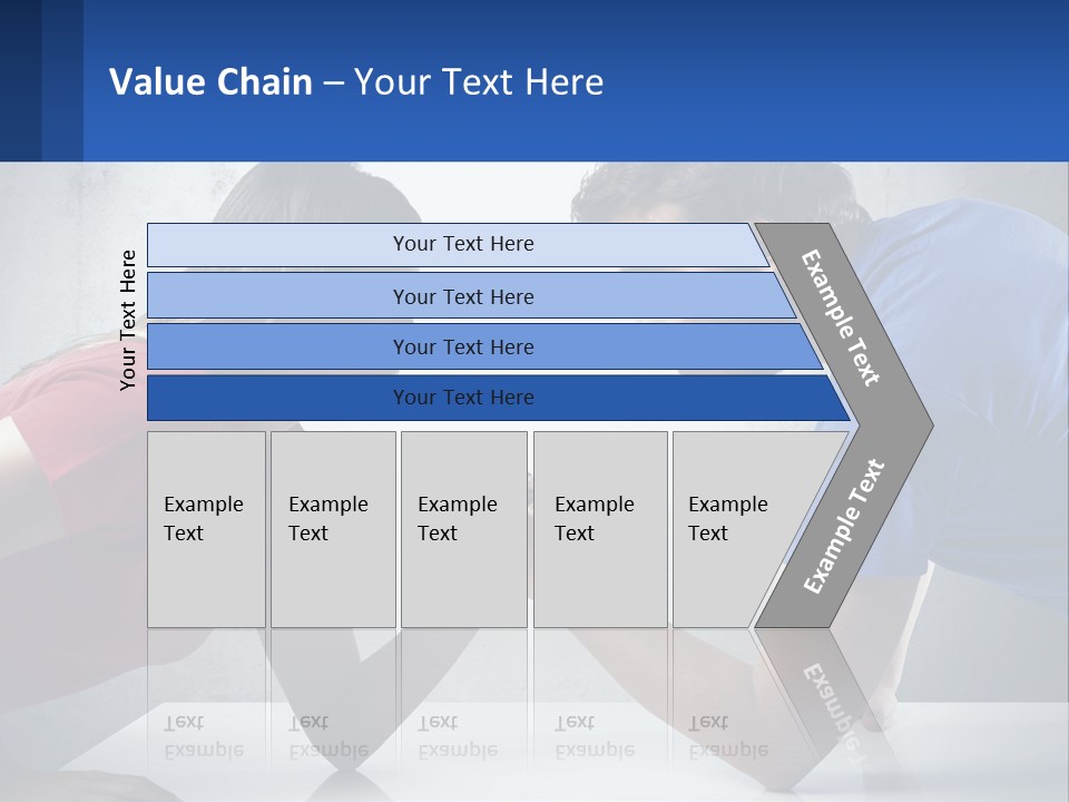 A Man And A Woman Are Facing Each Other PowerPoint Template