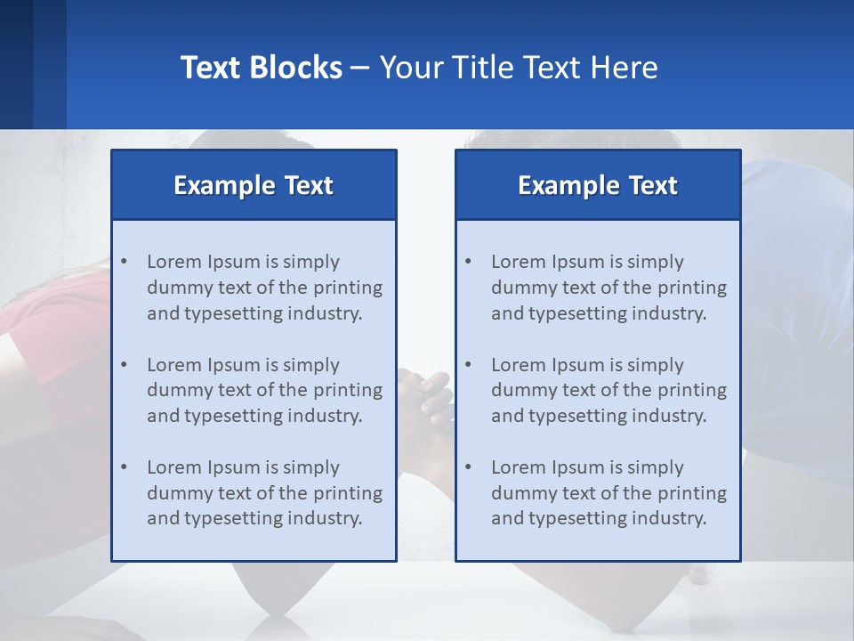 A Man And A Woman Are Facing Each Other PowerPoint Template