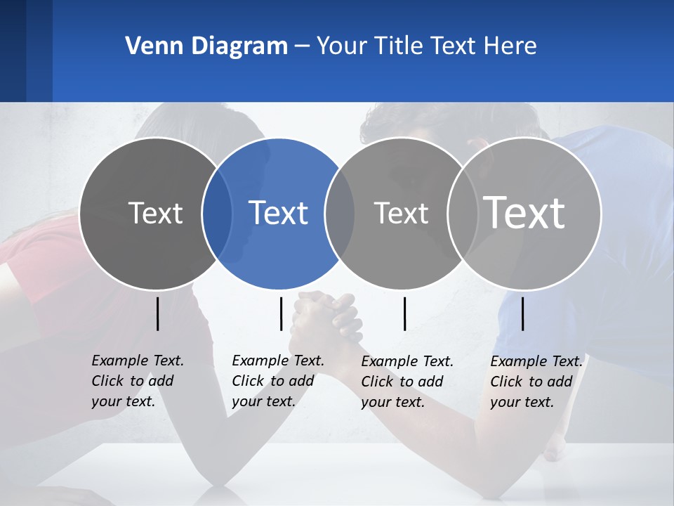 A Man And A Woman Are Facing Each Other PowerPoint Template