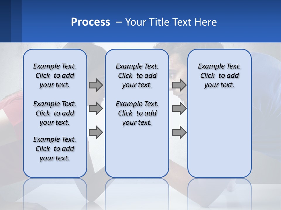 A Man And A Woman Are Facing Each Other PowerPoint Template