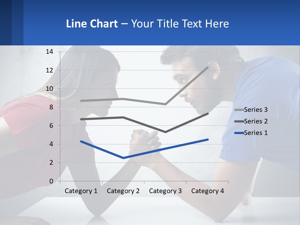 A Man And A Woman Are Facing Each Other PowerPoint Template