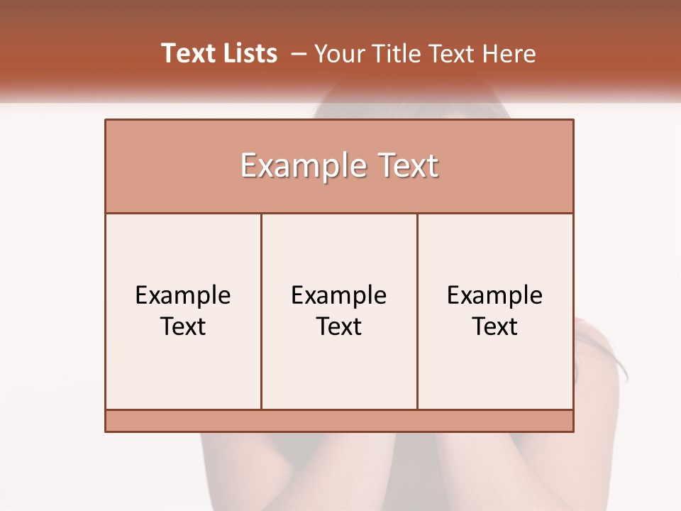 A Woman Is Posing For A Picture With Her Hands On Her Face PowerPoint Template